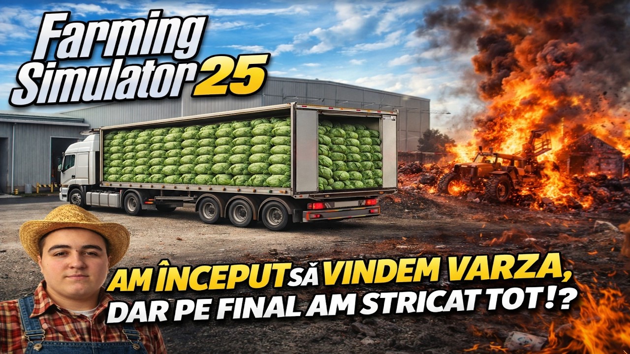 Farming Simulator 25 !#ep17 ! Am Început Să Vindem Varza , Dar Pe Final Am Stricat Tot !?