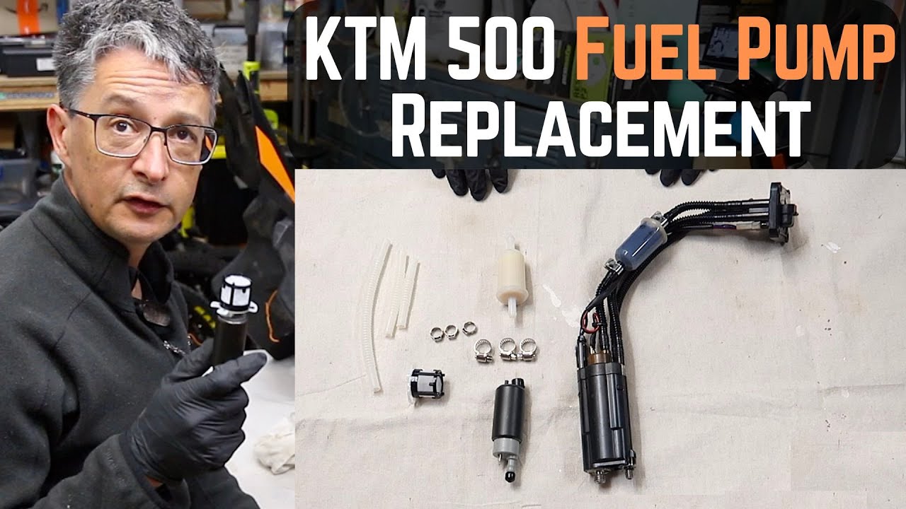 Замена топливного насоса, KTM 500 EXC-F