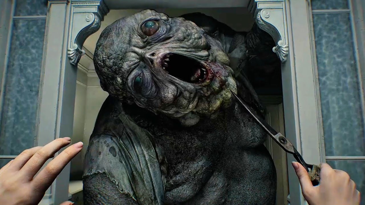 Whoever found this glitch is a genius in Resident Evil 9..