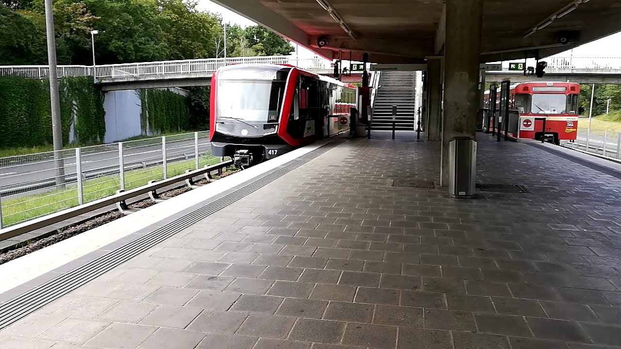 U-Bahn Nürnberg G1 , Probemitfahrt 2 mit Systemfehlern + DT1 Ein & Ausfahrt