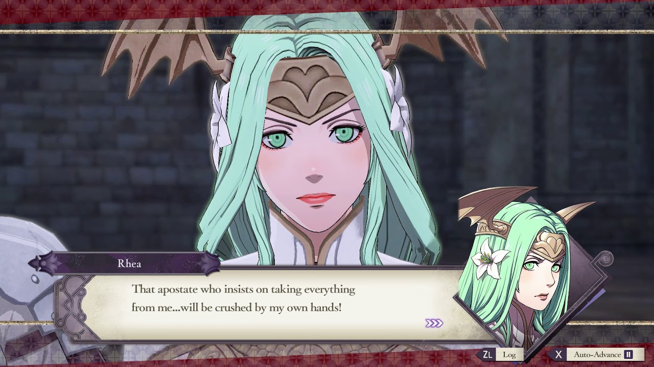 Fire Emblem Three Houses - Chap 18 The Fight For Fhirdiad: Lady Rhea Sets Fire To City Cutscene 2019