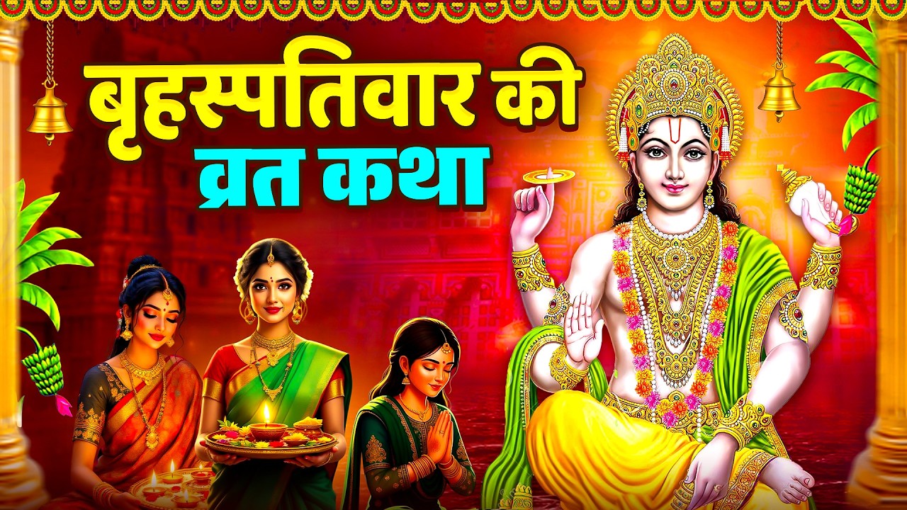 बृहस्पतिवार स्पेशल - Brihaspativar ki Vrat katha | Vishnu Ji Ki Katha | Brihaspativar ki Kahani
