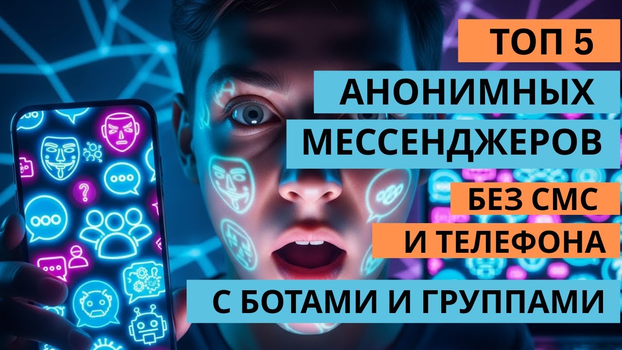 ТОП 5 анонимных мессенджеров 2025 | Безопасные чаты, группы и боты