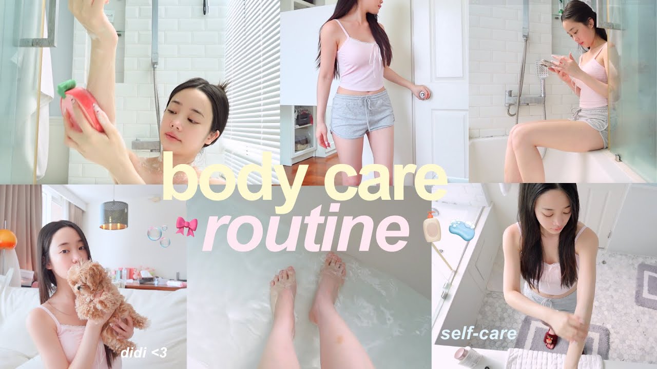 [SUB]🧴BODY CARE ROUTINE🛁 | shower vlog🫧, ป้ายยาไอเท็มดูแลผิว🪞✨, body scrub & foot mask | BEAMSAREEDA