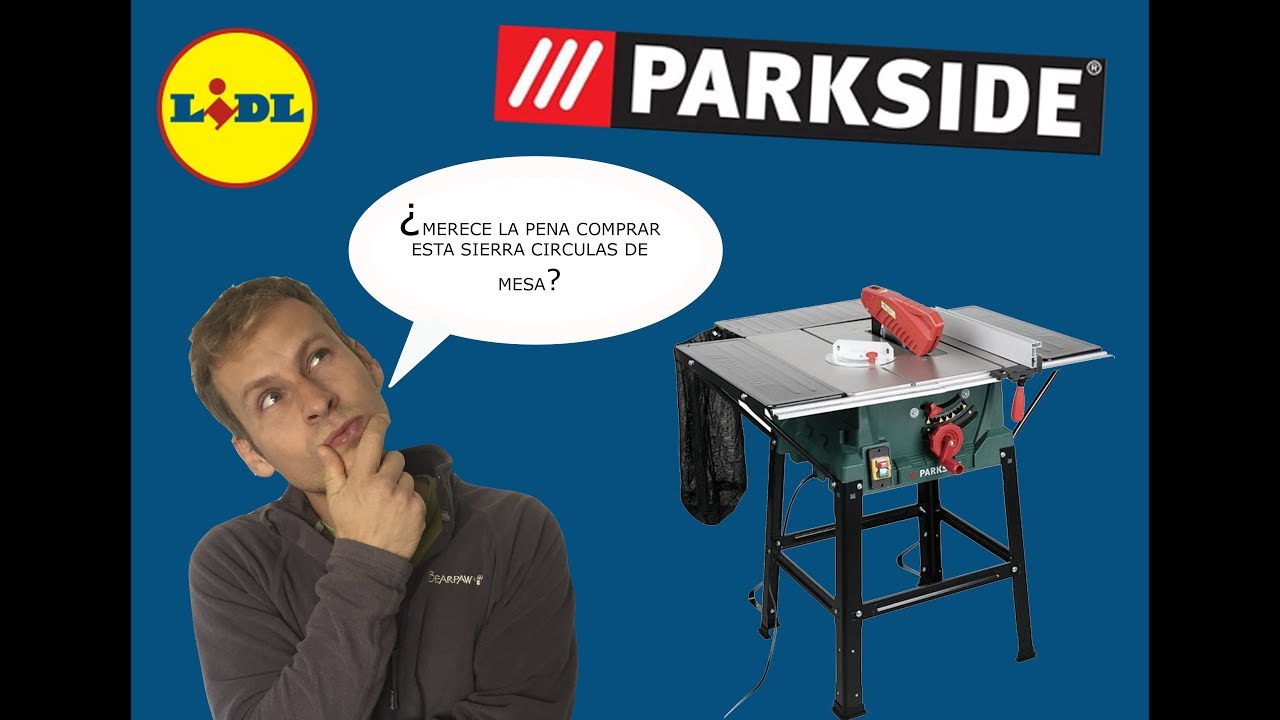 PARKSIDE - Sierra circular de mesa - PMTS 210 A1 - Probando la nueva herramienta de mi taller