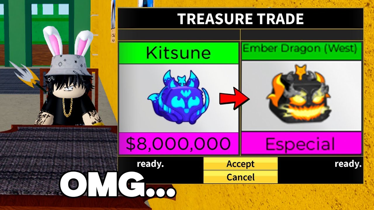 O QUE AS PESSOAS OFEREÇEM PELA KITSUNE NO BLOX FRUITS!