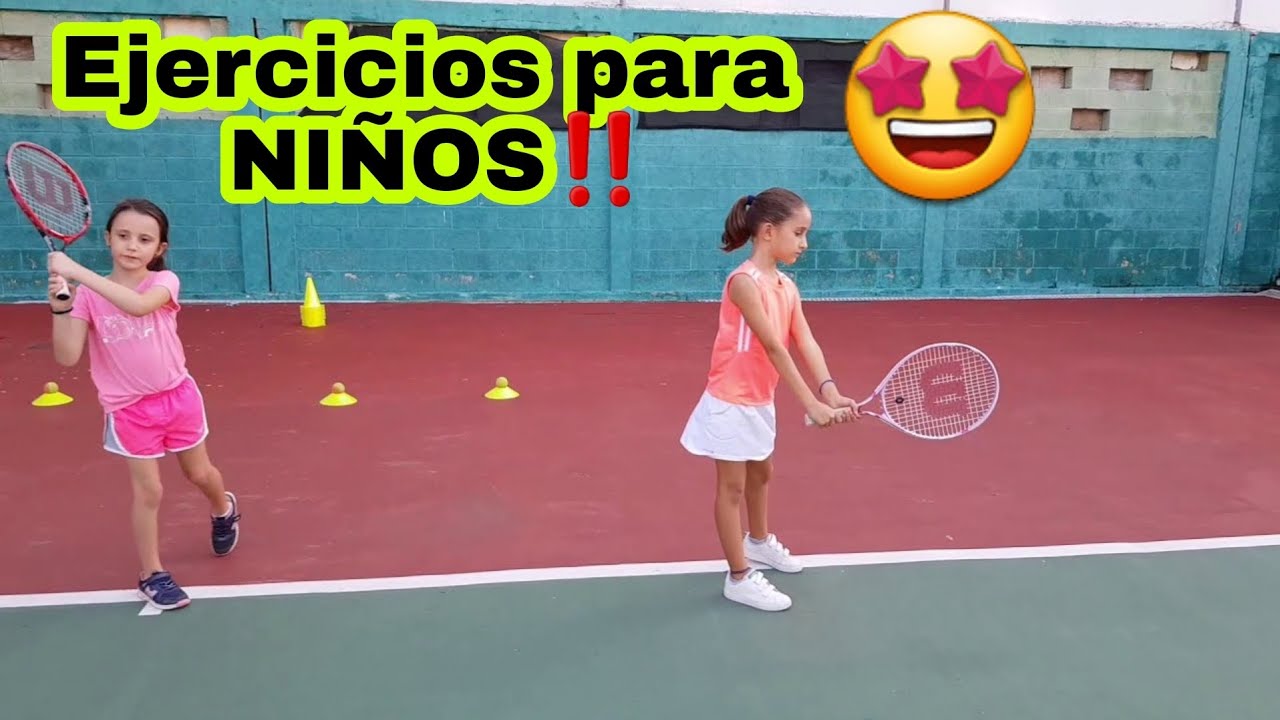 CLASES de TENIS para NIÑOS , TENIS EJERCICIOS para Niños de 7 a 10 años, Como EMPEZAR a jugar tenis