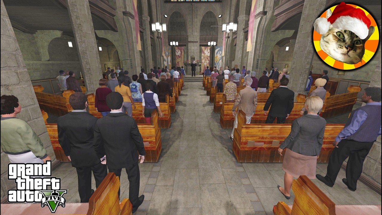Michael's family goes to church in Liberty City | GTA V roleplay
