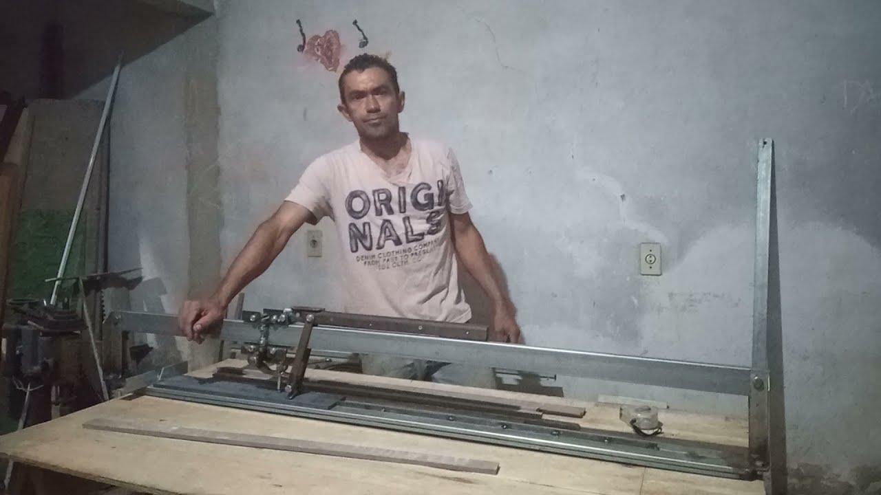 riscadeira de porcelanato caseira corta com metro e trinta 130