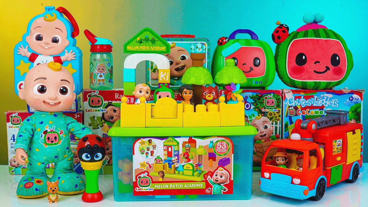 96 Minutes COCOMELON Collection Unboxing - Satisfying Unboxing Cocomelon Petting Farm (ASMR)