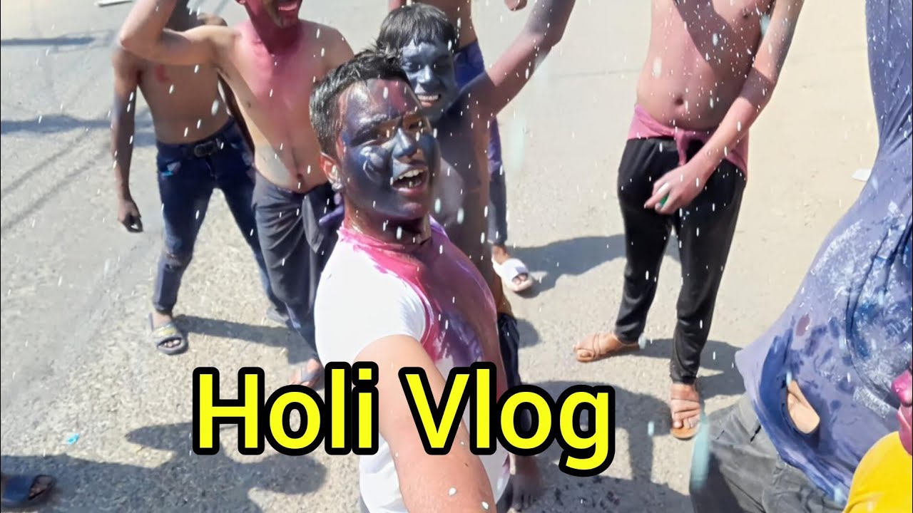 Holi Vlog ||Maza he aa gaya🥰||