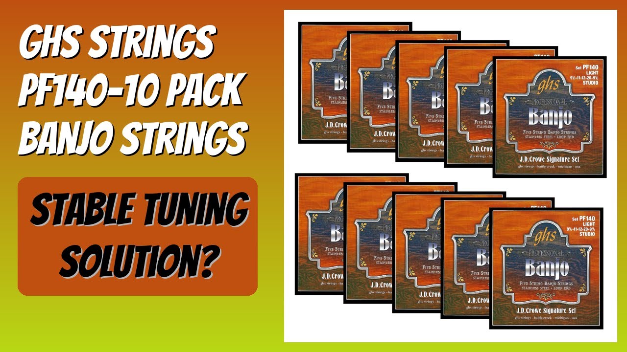 REVIEW (2026): GHS Strings PF140-10 Pack Banjo Strings. Features