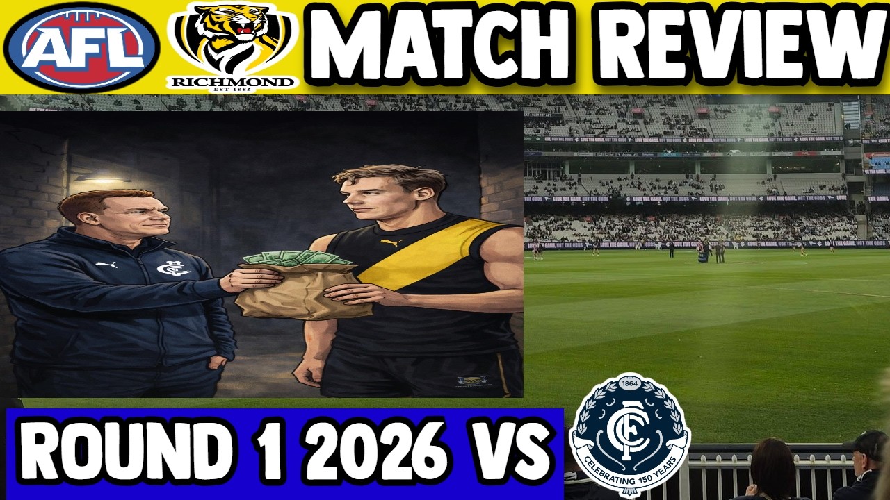 Линч – болото Карлтона!!! – Обзор матча AFL Ричмонд против Карлтона | 1-й тур 2026 года