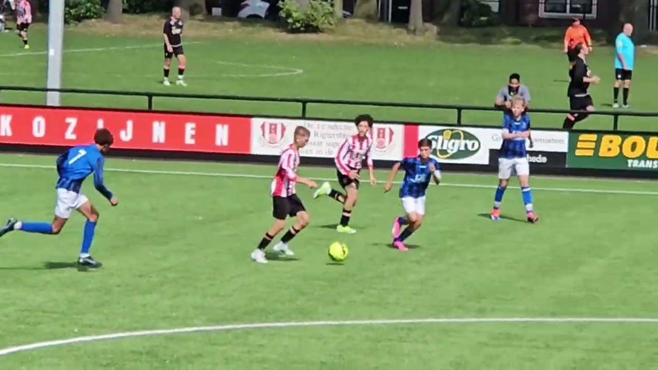 O15-1 1ste Hoofdklasse Zwaluwen Jeugd Beker (fase 1) wedstrijd. Rigtersbleek vs Tubanters