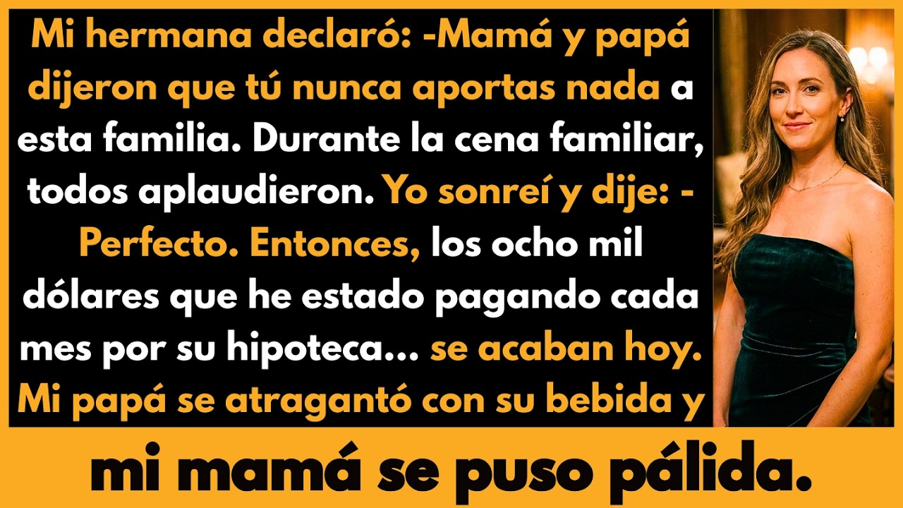 Cena familiar termina en shock dejo de pagar su hipoteca frente a todos