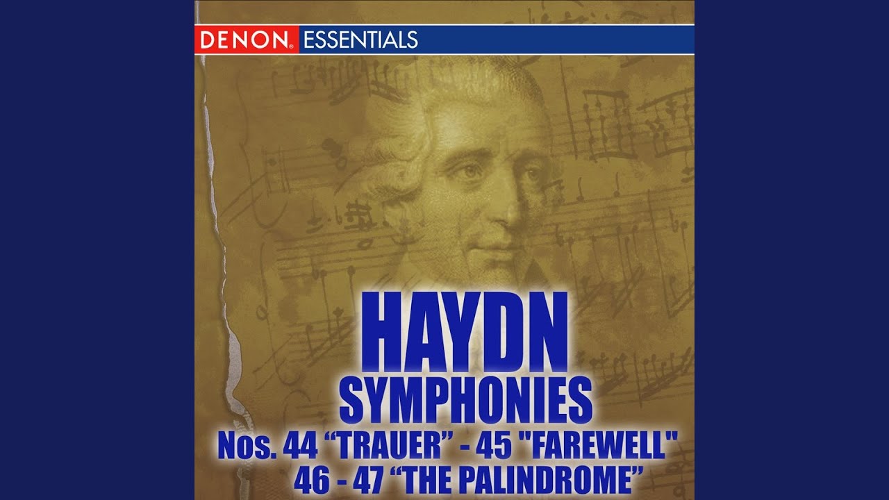 Haydn Symphony No. 45 in F-Sharp Minor 