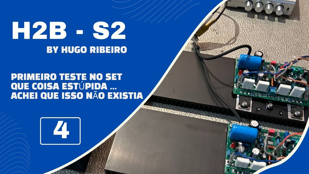 4 - Amplificador Híbrido H2B-S2 by Hugo Ribeiro - Primeiro teste no set. Não sabia que isto existia.