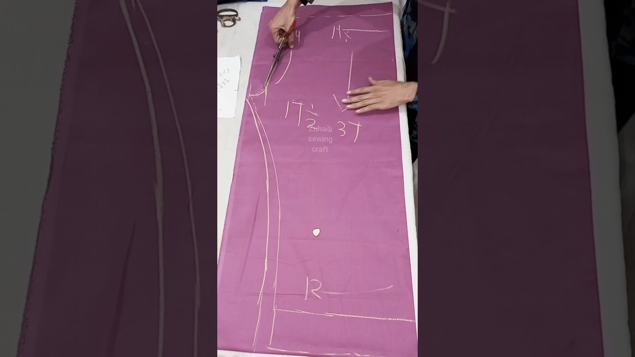 box trouser cutting✂ #sewing #shortrends #sewinghacks