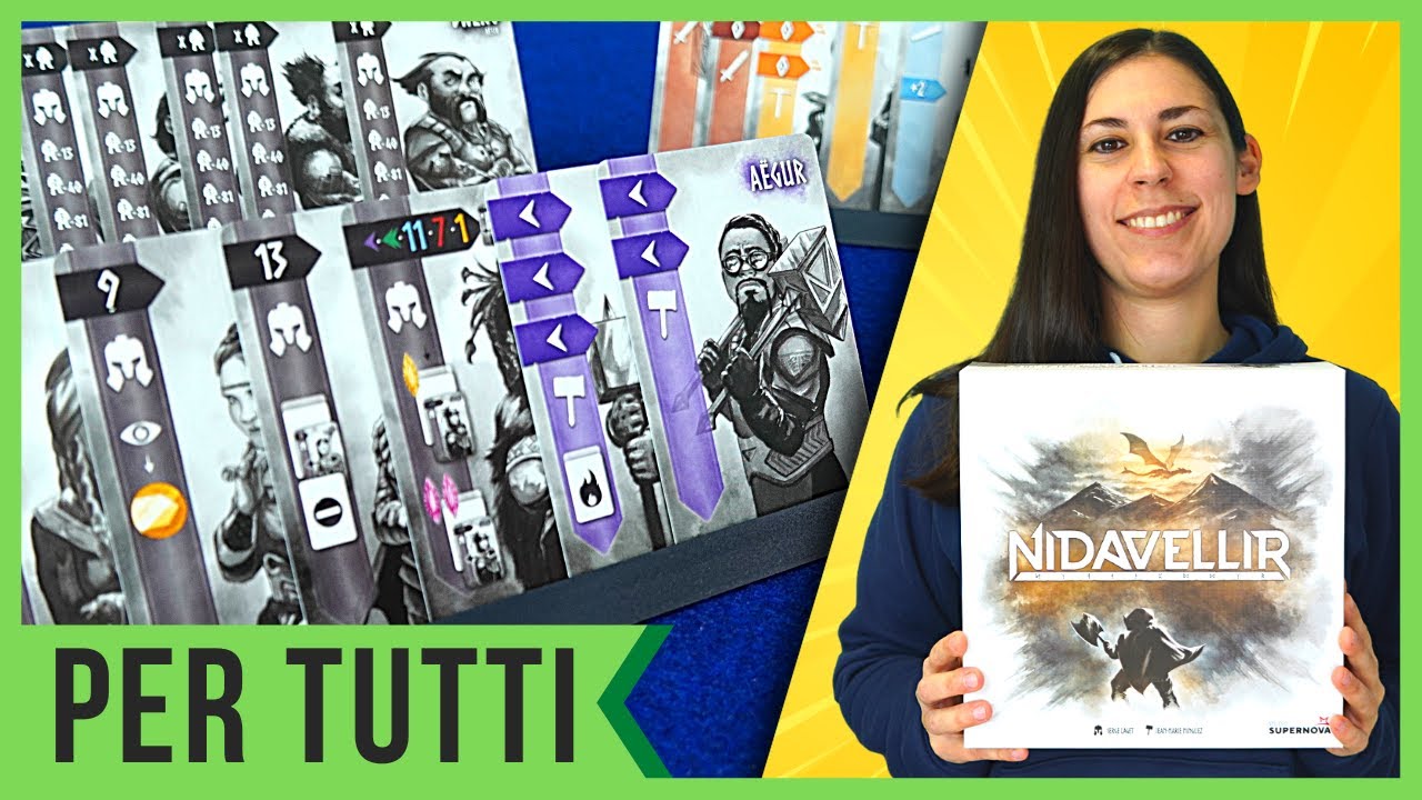 NIDAVELLIR e THINGVELLIR - Gioco da Tavolo di Set Collection e Aste Segrete - Tutorial 156