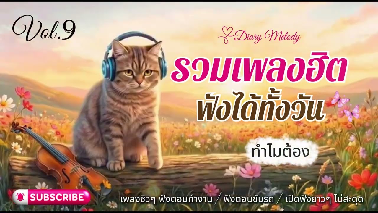 🎧 รวมเพลงฮิต Vol.9 ฟังได้ทั้งวัน (2026) | เพลงชิล ๆ ฟังตอนทำงาน เปิดยาวไม่สะดุด
