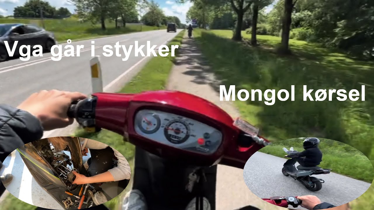 Fixer vga + hygge kørsel│ knallertvlog #9