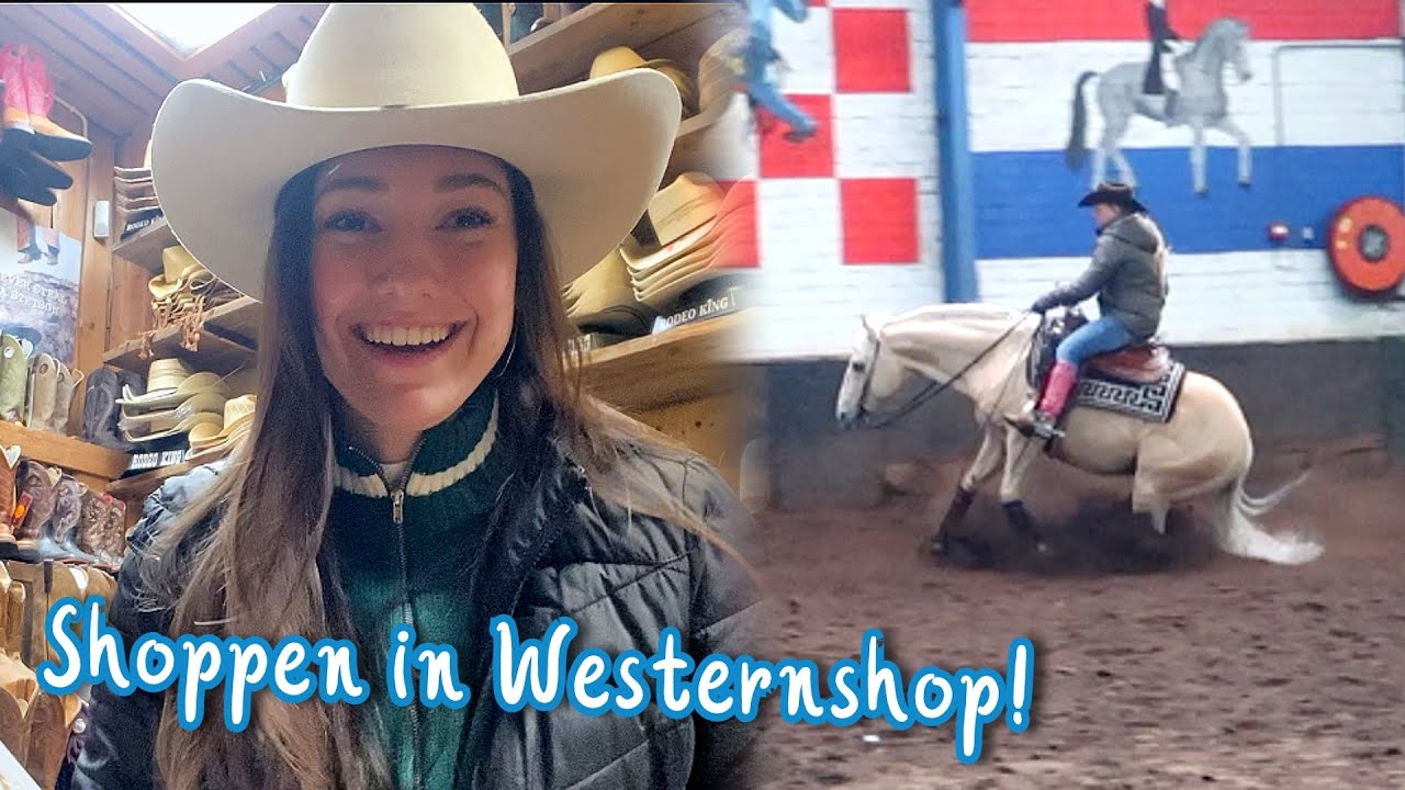 Shoplog, unboxing & op bezoek bij westernruiter Rieky Young | Vlog 34 Lee & Esmé