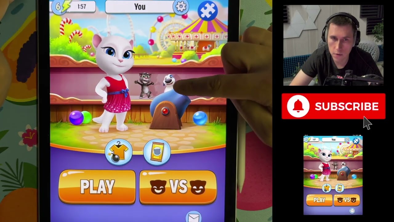 Talking Tom Bubble Shooter (2015) Gameplay iOS / Android #talkingtombubbleshooter