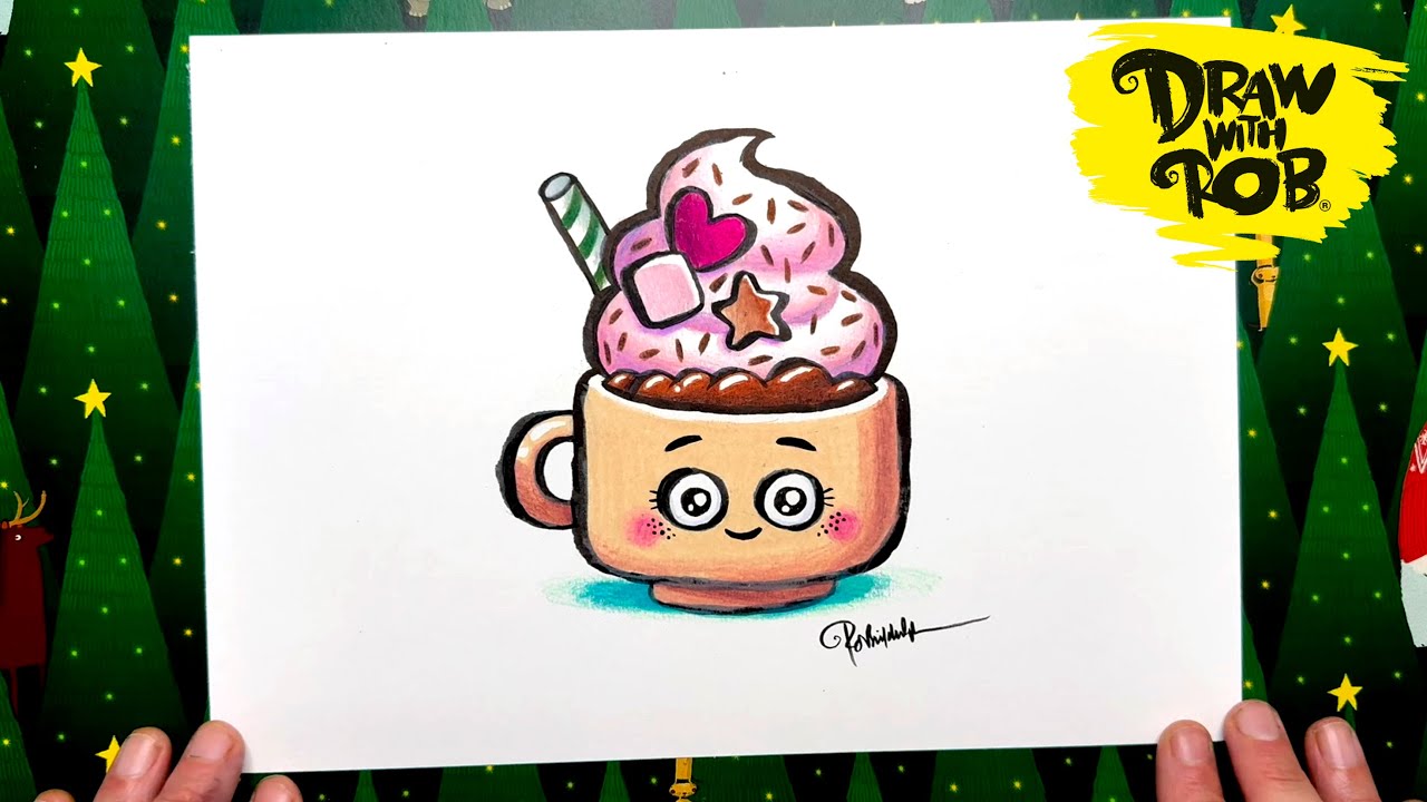 #DrawWithRob 190 Горячий шоколад