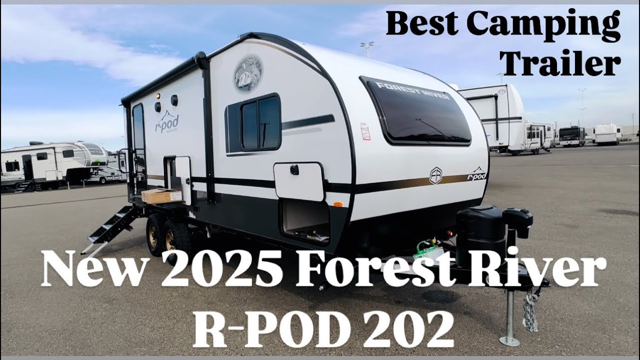 2025 Forest River R Pod 202 TravelTrailer Virtual Tour + Manager's Special! 200W Solar, Rear Kitchen