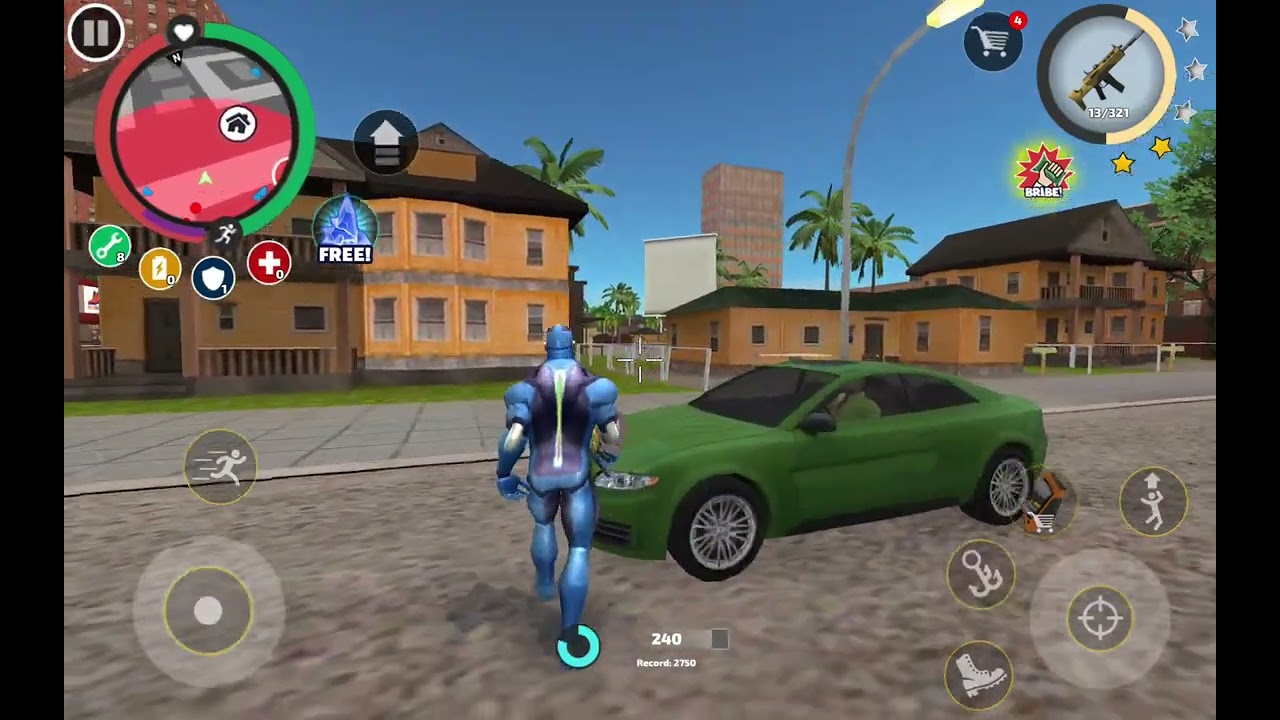 Rope hero always fight