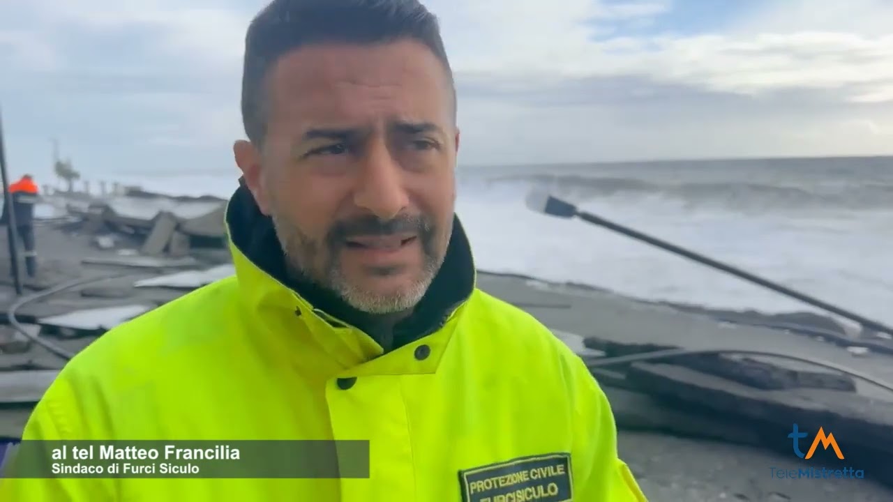 Ciclone Harry devasta la costa ionica, il sindaco di Furci Siculo: “Situazione apocalittica”