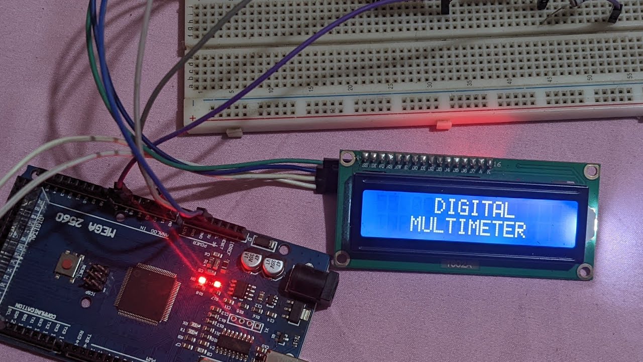 How to make DC digital multimeter using arduino on proteus pro8