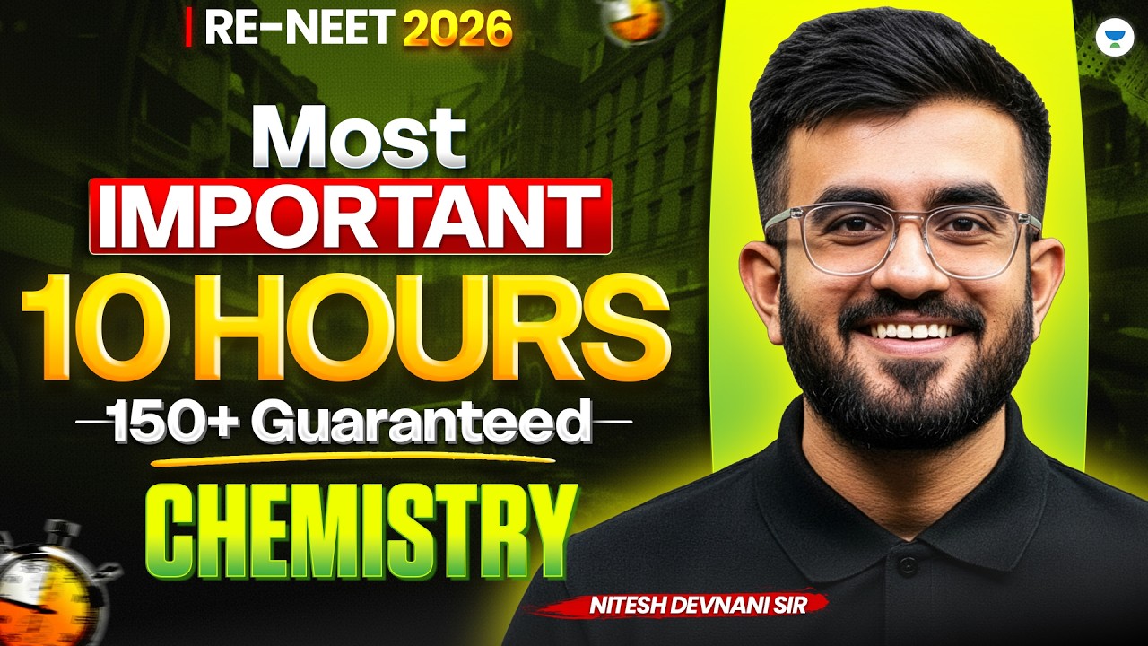 Most Important Chemistry Marathon | 10 Hours Revision | 150+ Marks Guaranteed?  | Nitesh Sir
