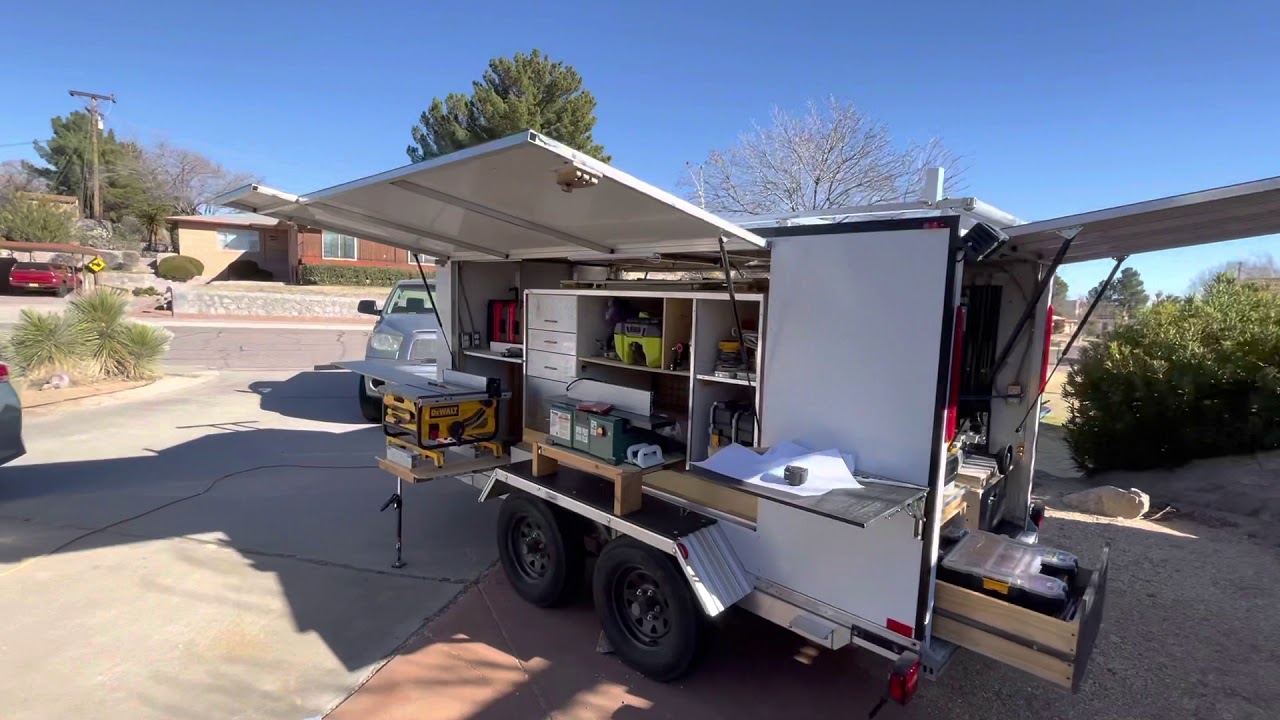Unique tool trailer build diy