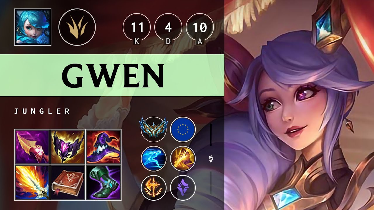 Gwen Jungle vs Zed - EUW Challenger Patch 25.21