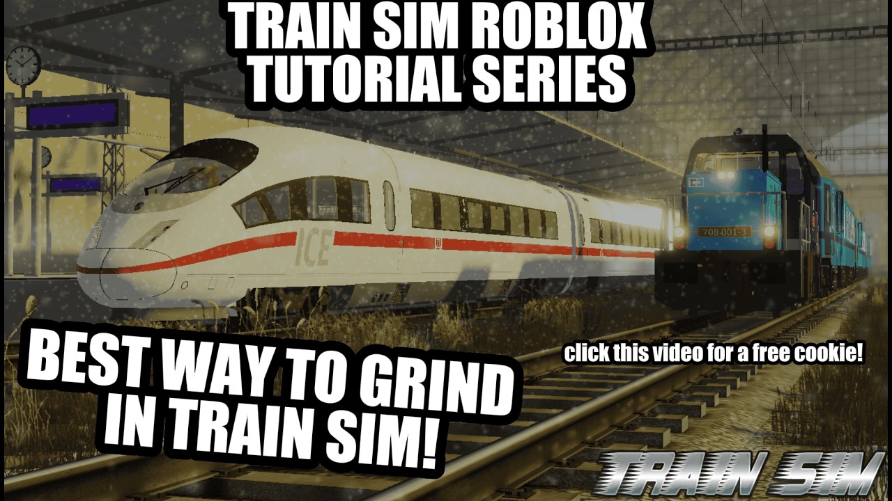 BEST WAY TO GRIND IN TRAIN SIM! (Train Sim ROBLOX!)
