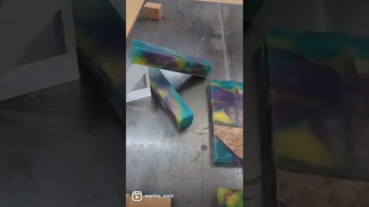 burl and resin hybrid blanks