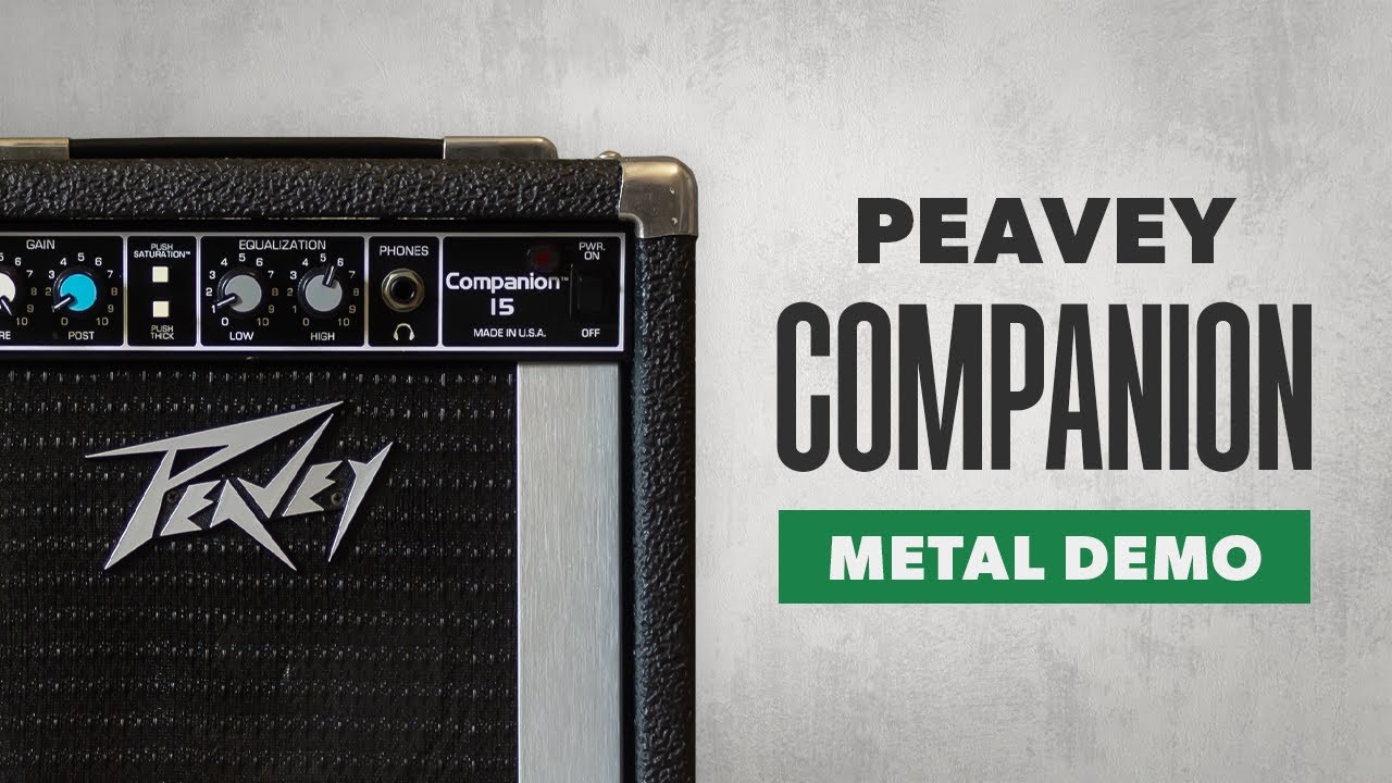 1980s Peavey Companion 15 Guitar Combo Amp [Metal Sound Demo]