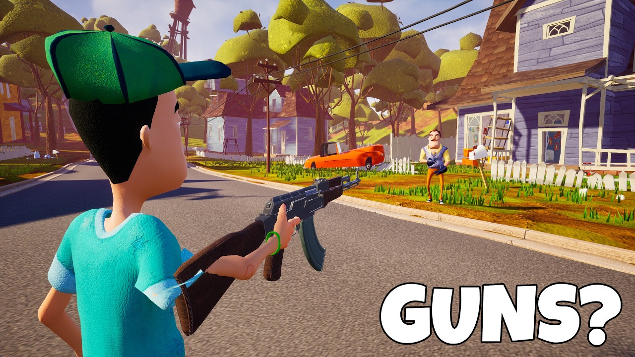 Hello Neighbor but I have Guns (Full Game)