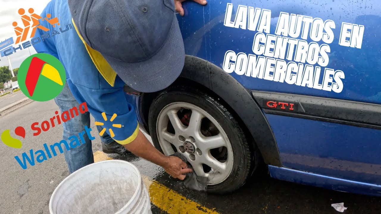 ¿Cómo y cuanto cobran por lavar tu carro en un Centro Comercial?