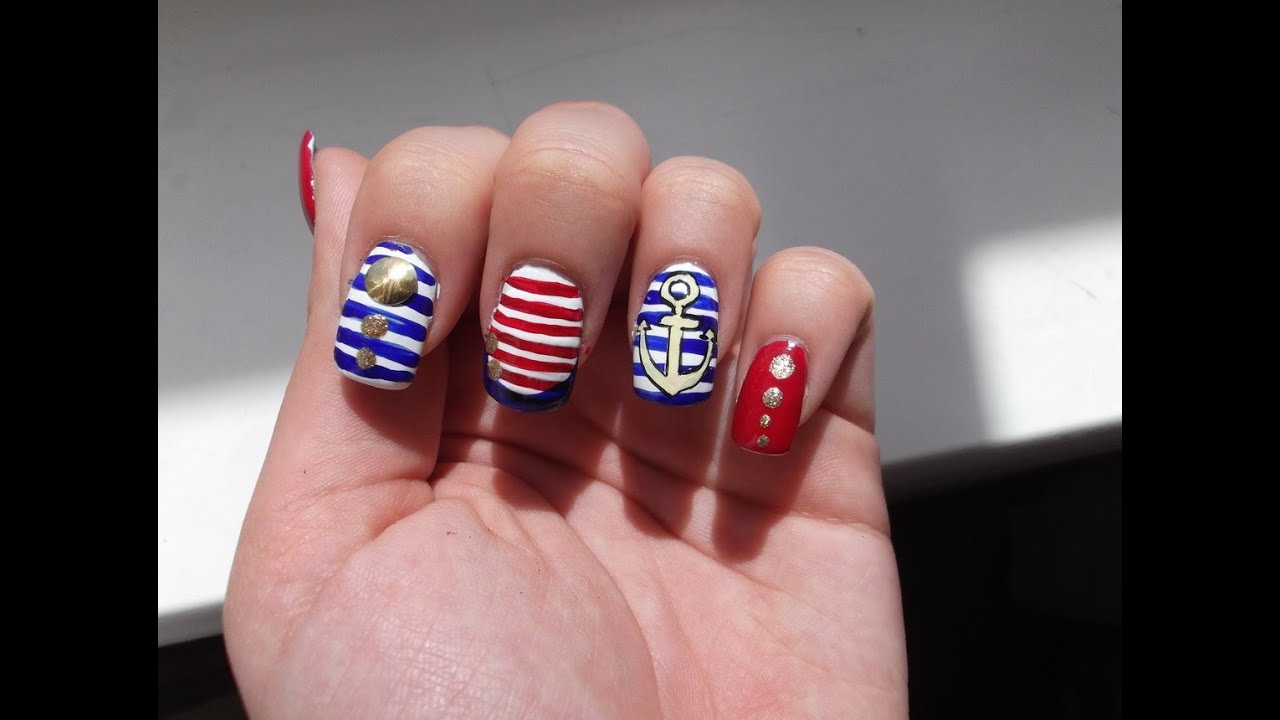 Nautical Nail Art  ft. PrimpPowderPout