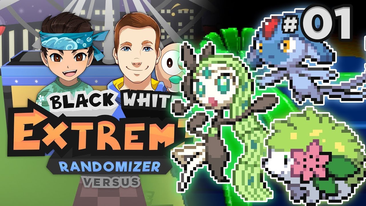 LEGENDARY START! - Pokémon Black & White EXTREME Randomizer Nuzlocke Versus w/ Patterrz! Episode #01