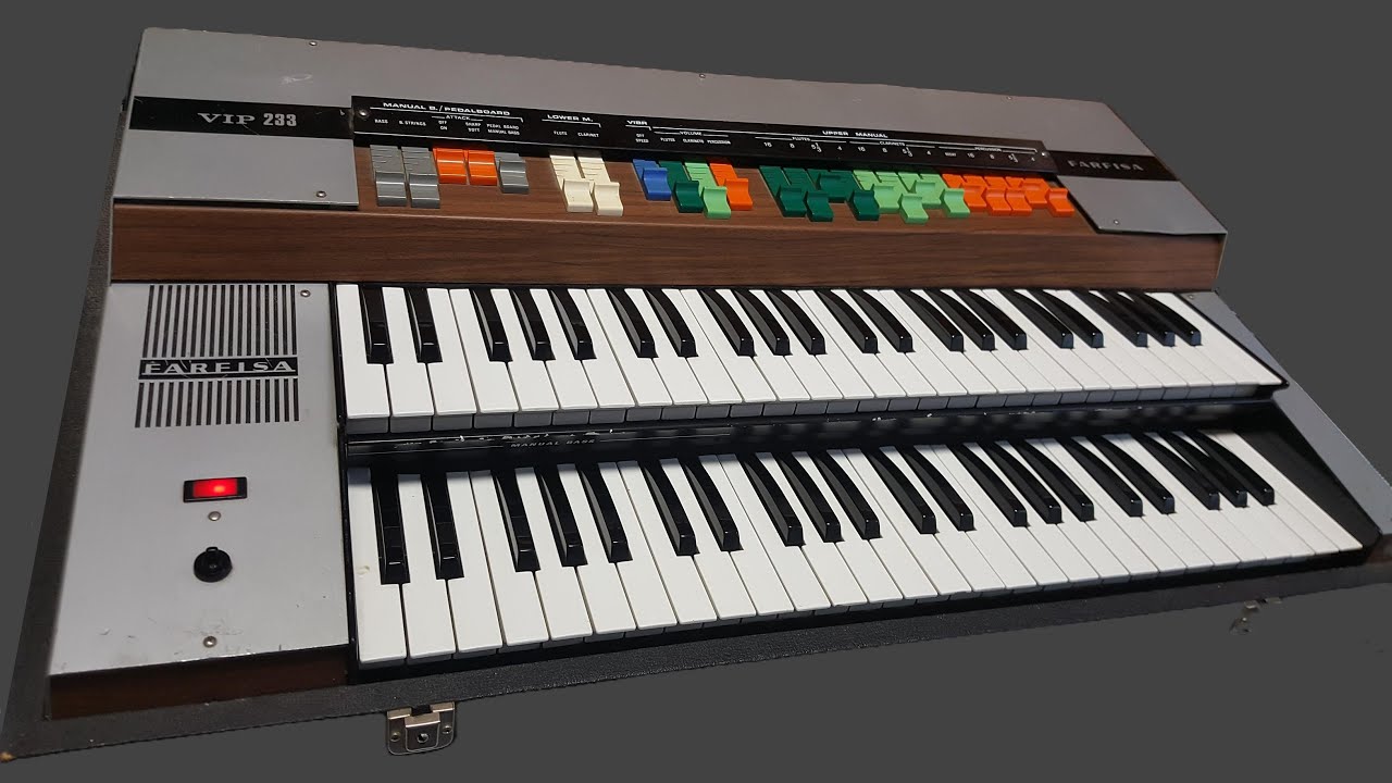 Farfisa VIP 233 | Vintage Organ | After Repair Demo