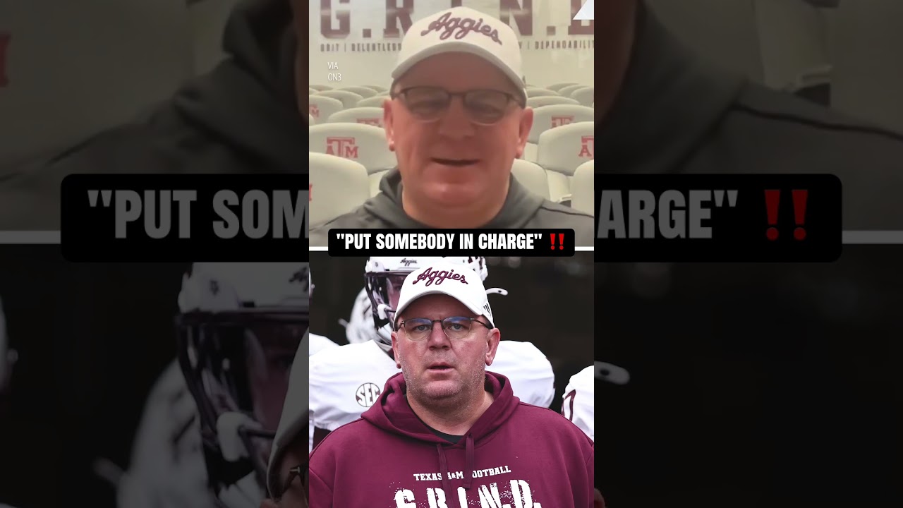 Texas A&M HC Mike Elko is pushing the NCAA to appoint a lead for CFB 🗣️ #ncaa #cfb #football