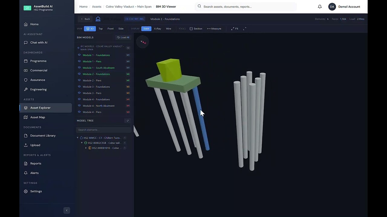 V2T AssetBuild AI HS2 Demo