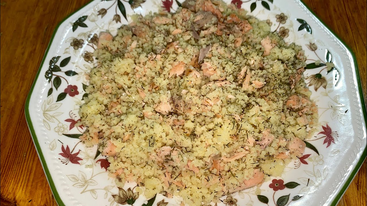 Cous cous con salmón🐟 // Cus cus con salmón🐟