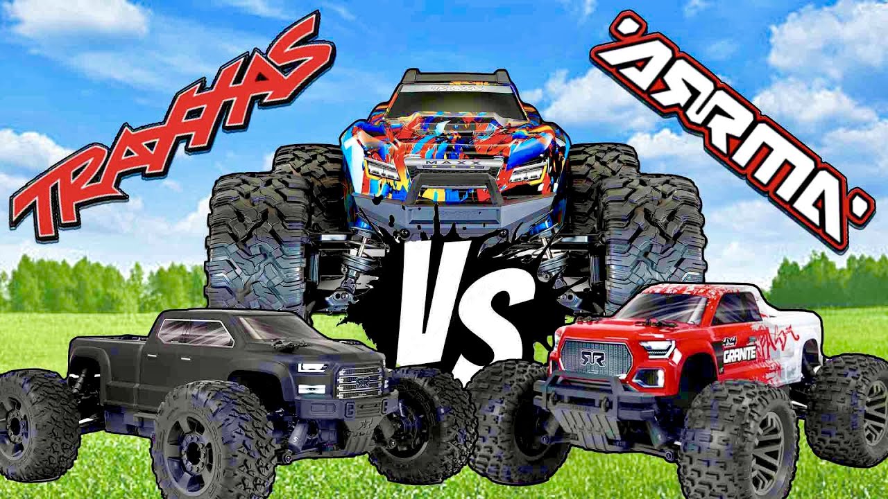 Traxxas Maxx VS Arrma Big Rock VS Arrma Granite