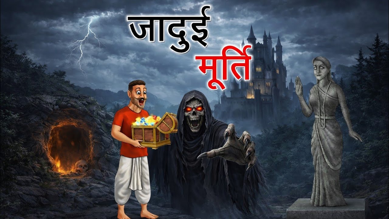 एक जादुई मूर्ति ने बदल दी गरीब लकड़हारे की ज़िंदगी | Gareeb lakadhara | moral story | hindi kahani |