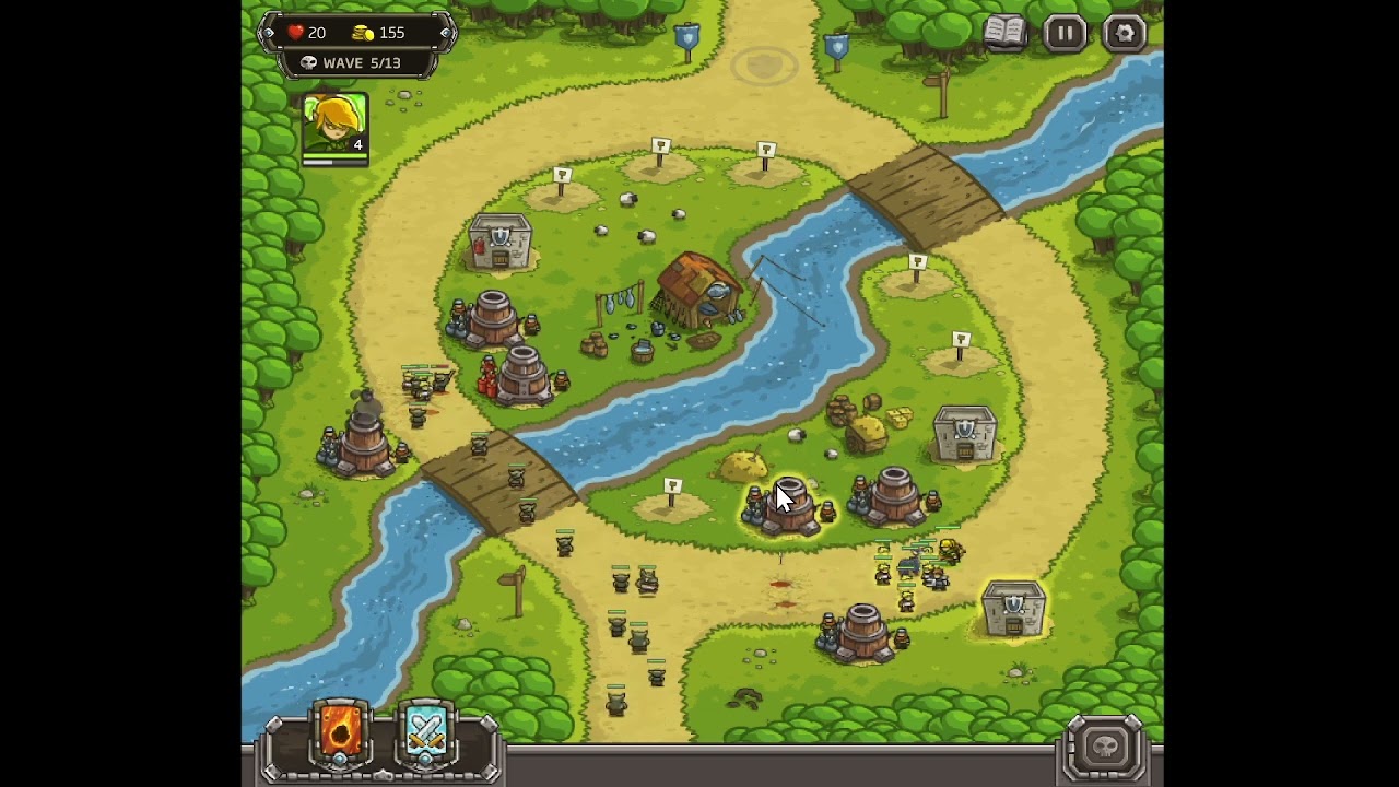 4 - Kingdom Rush - Twin Rivers Campaign Hard