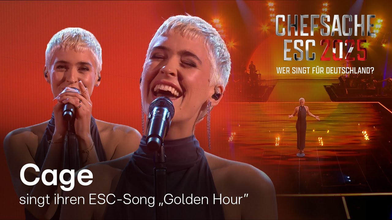 Cage – Golden Hour (ESC-Song) 🥹​​​​| Chefsache ESC 2025 🎤